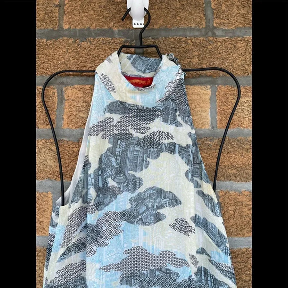 Shanghai Tang  silk sheer dress 10 - Picture 5 of 15